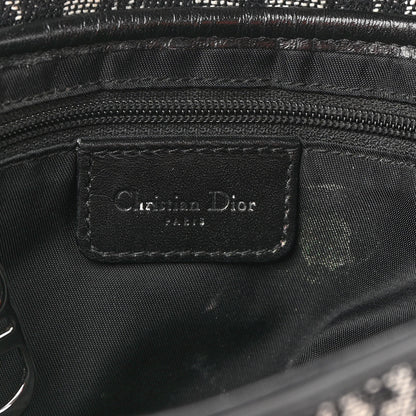 Christian Dior Monogram Saddle Bag Black 6 of 9