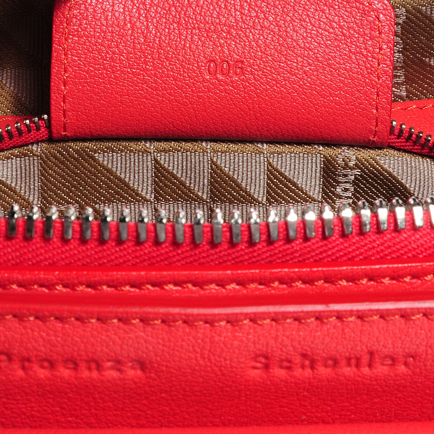 Leather PS13 Clutch Poppy