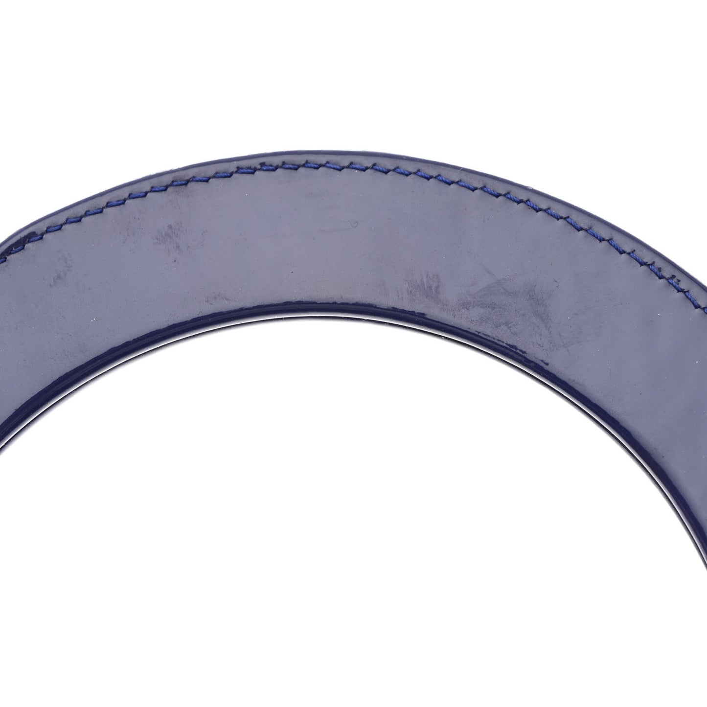 Patent Cannage Medium Lady Dior Blue