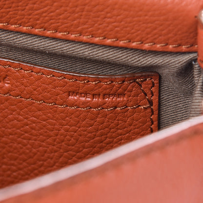 Chloe Calfskin Mini Marcie Round Crossbody Bag Whiskey 6 of 12