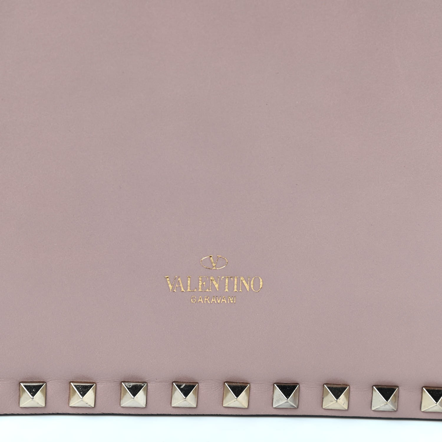 Valentino Garavani Calfskin Rockstud Tote Poudre 8 of 9