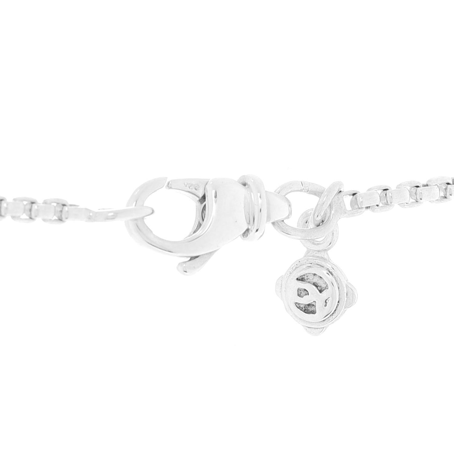 Sterling Silver Diamond Large Open Heart Cable Necklace