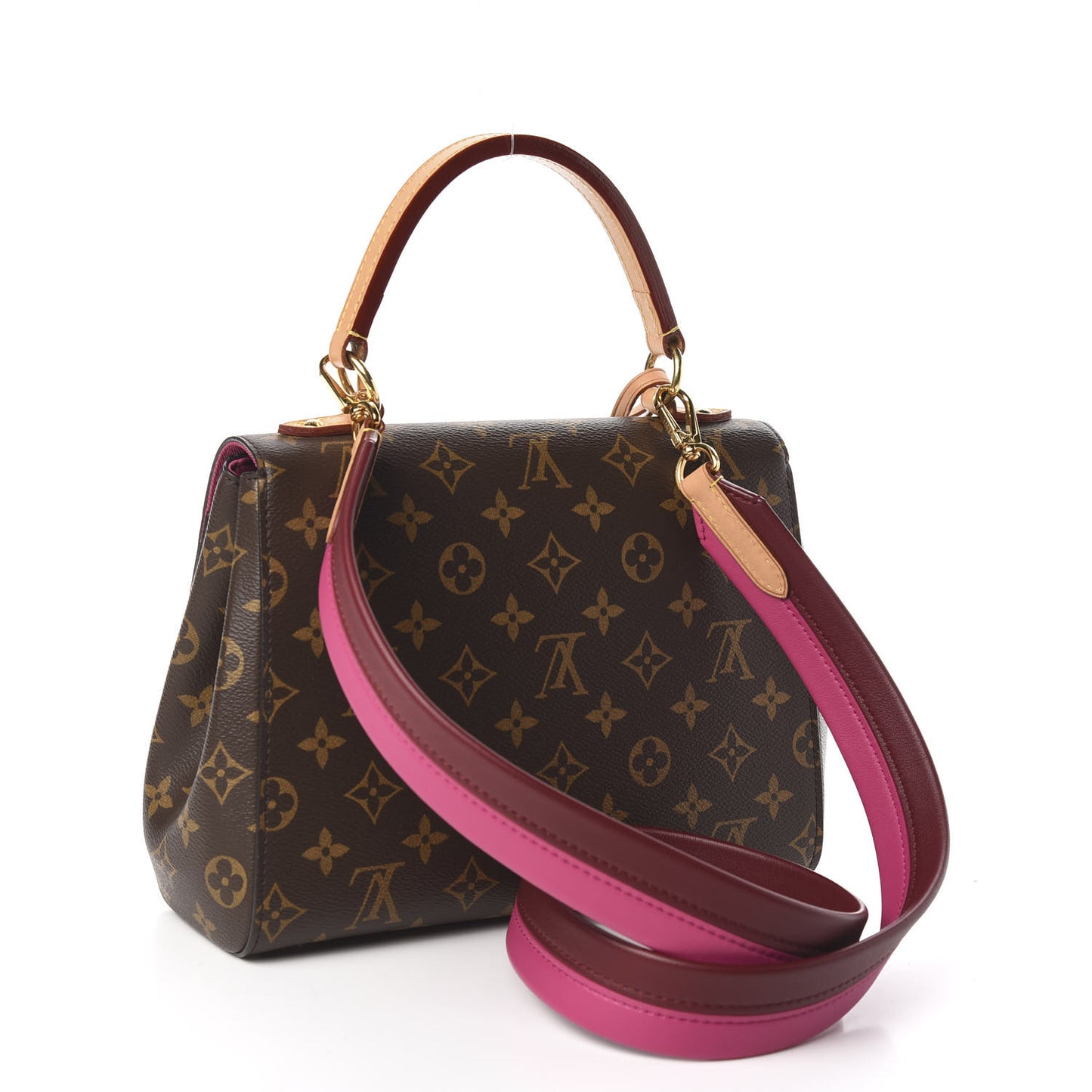 Monogram Cluny BB Bordeaux Fuchsia
