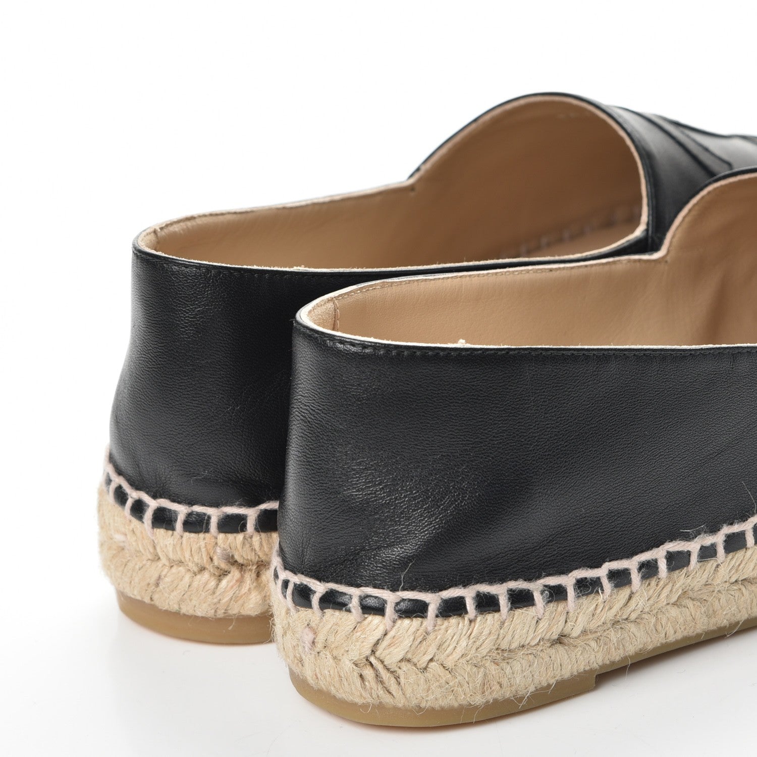 Chanel Lambskin CC Espadrilles 38 Black 11 of 12