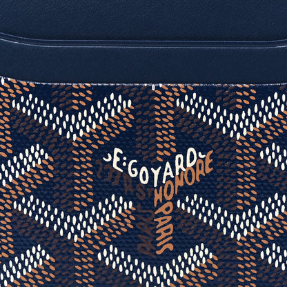 Goyard Goyardine Saint Sulpice Card Holder Navy 7 of 7