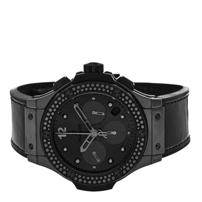 Hublot Ceramic Alligator Black Diamond 41mm Big Bang All Black Limited Edition Automatic Watch 341.CX.1210.VR.1100 2 of 4