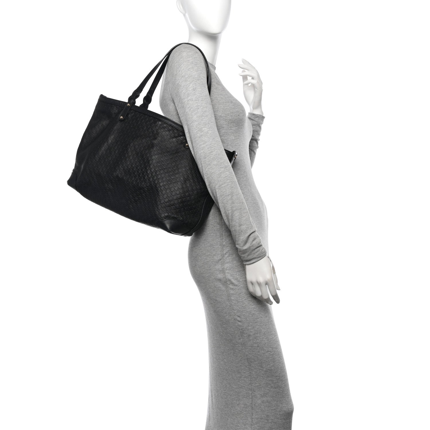 Gucci Microguccissima Medium Craft Tote Black 2 of 13