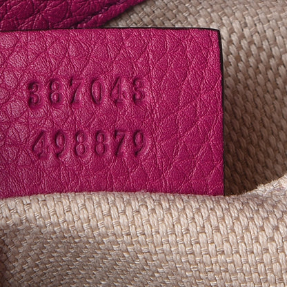 Gucci Cellarius Calfskin Small Soho Chain Shoulder Bag Bright Bouganville 6 of 7