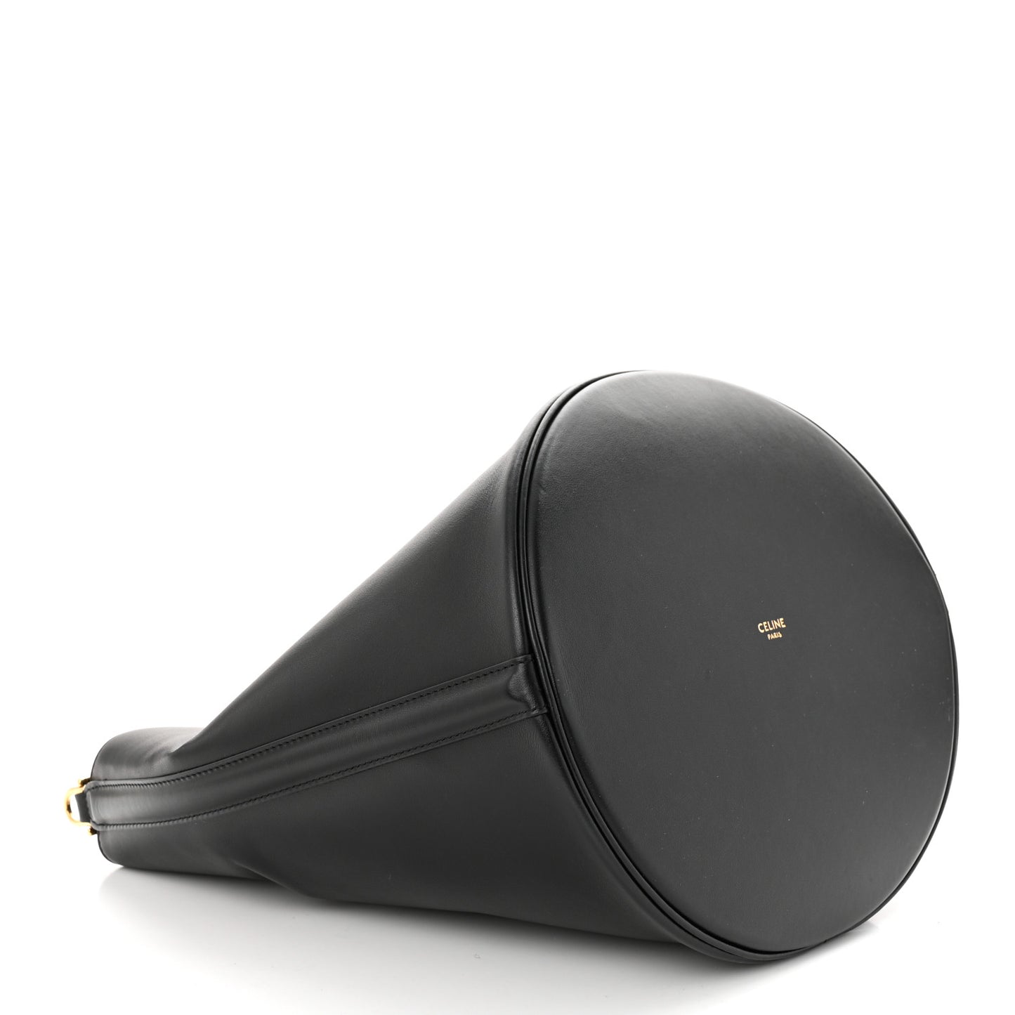 Smooth Calfskin Bucket 16 Bag Black
