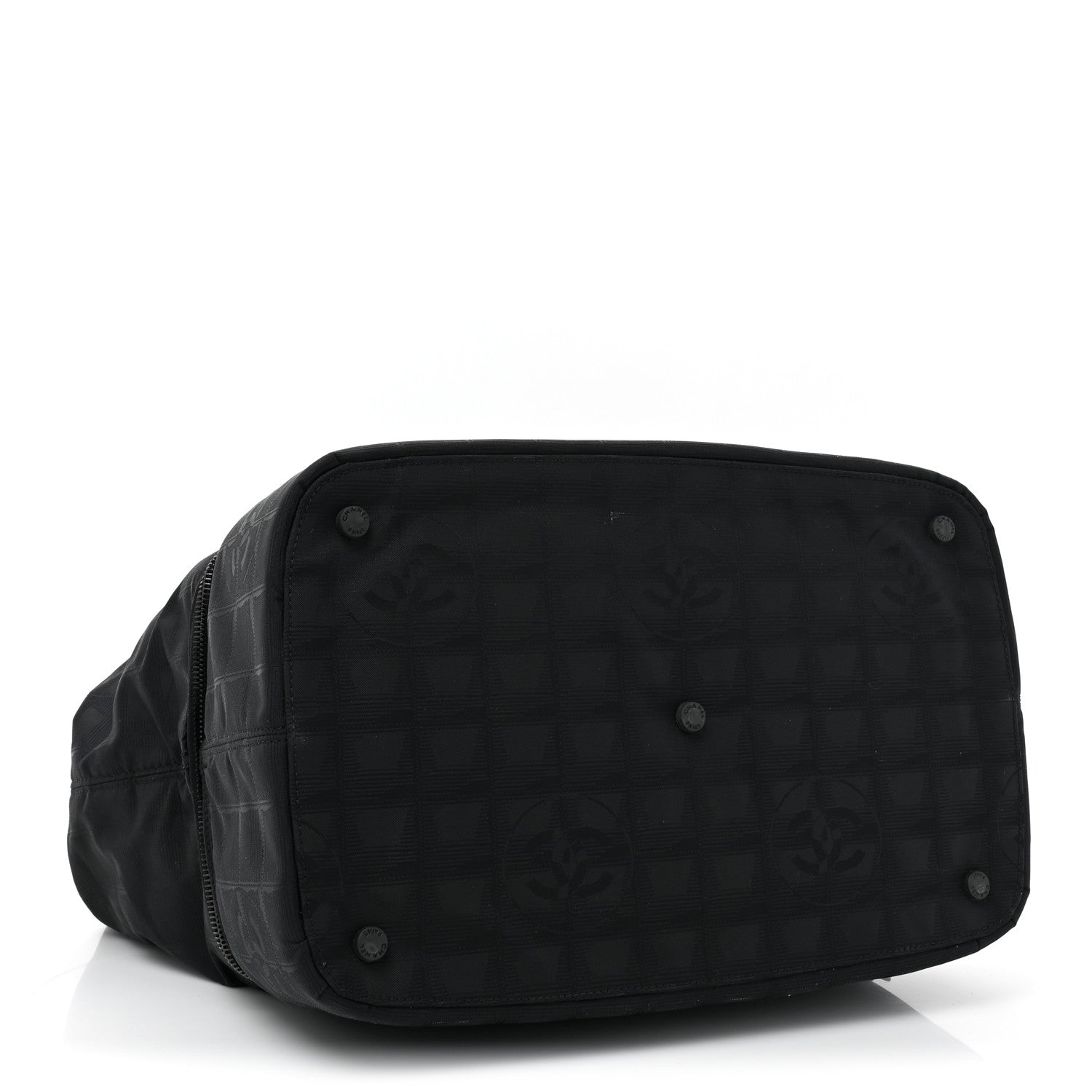 Chanel Nylon Travel Convertible Tote Black 4 of 14