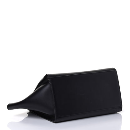 Celine Watersnake Calfskin Small Trapeze Black 3 of 4