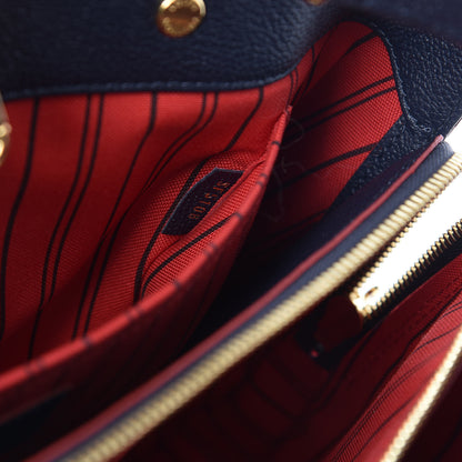 Louis Vuitton Empreinte Montaigne MM Marine Rouge 8 of 10