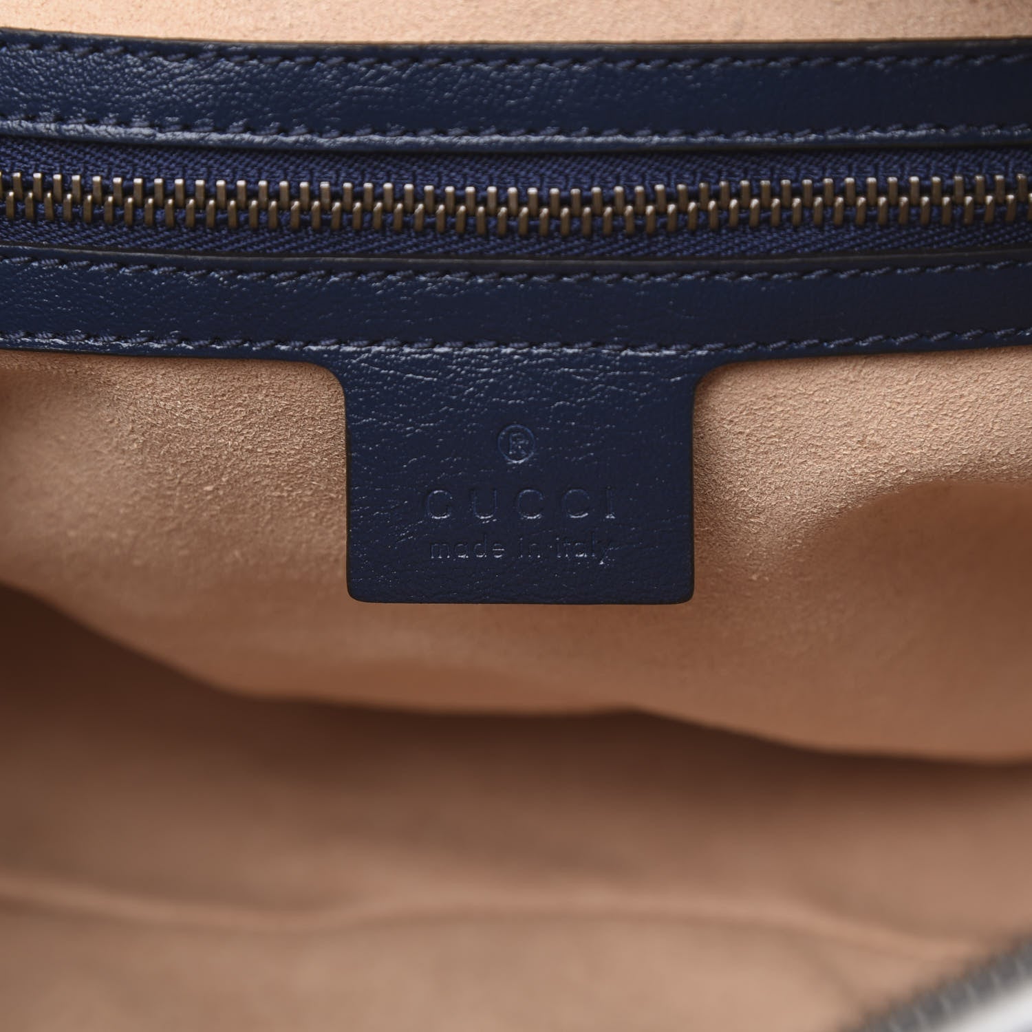 Gucci Vintage Effect Calfskin Matelasse Diagonal Small Torchon GG Marmont Bamboo Top Handle Shoulder Bag Mystic White Blue Agata 6 of 11