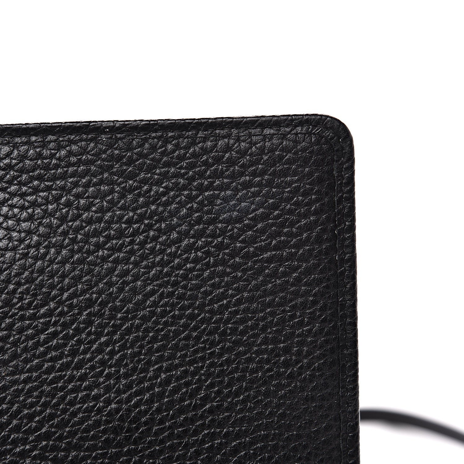 Marc Jacobs Grained Calfskin Embellished Tulip Print Wallet Crossbody Black Multicolor 11 of 12