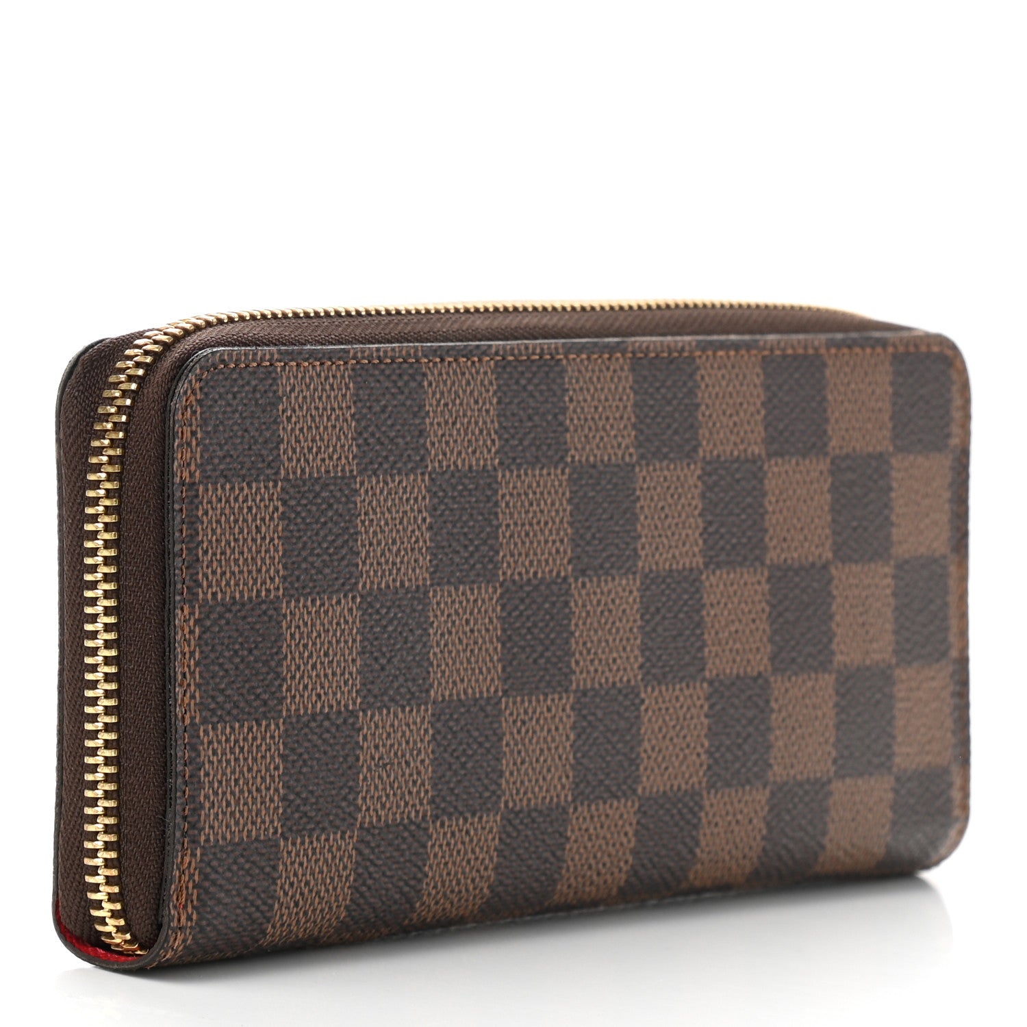 Louis Vuitton Damier Ebene Clemence Wallet Cherry 3 of 9