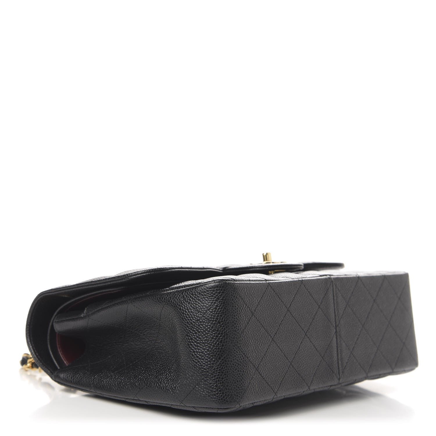 Chanel Caviar Quilted Jumbo Double Flap Black 4 of 11
