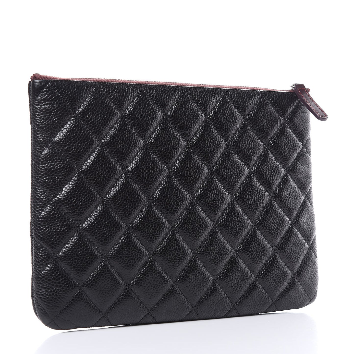 Caviar Quilted Medium Cosmetic Case Black