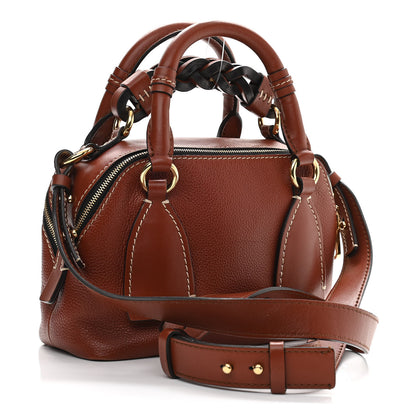 Chloe Calfskin Small Daria Sepia Brown 3 of 12