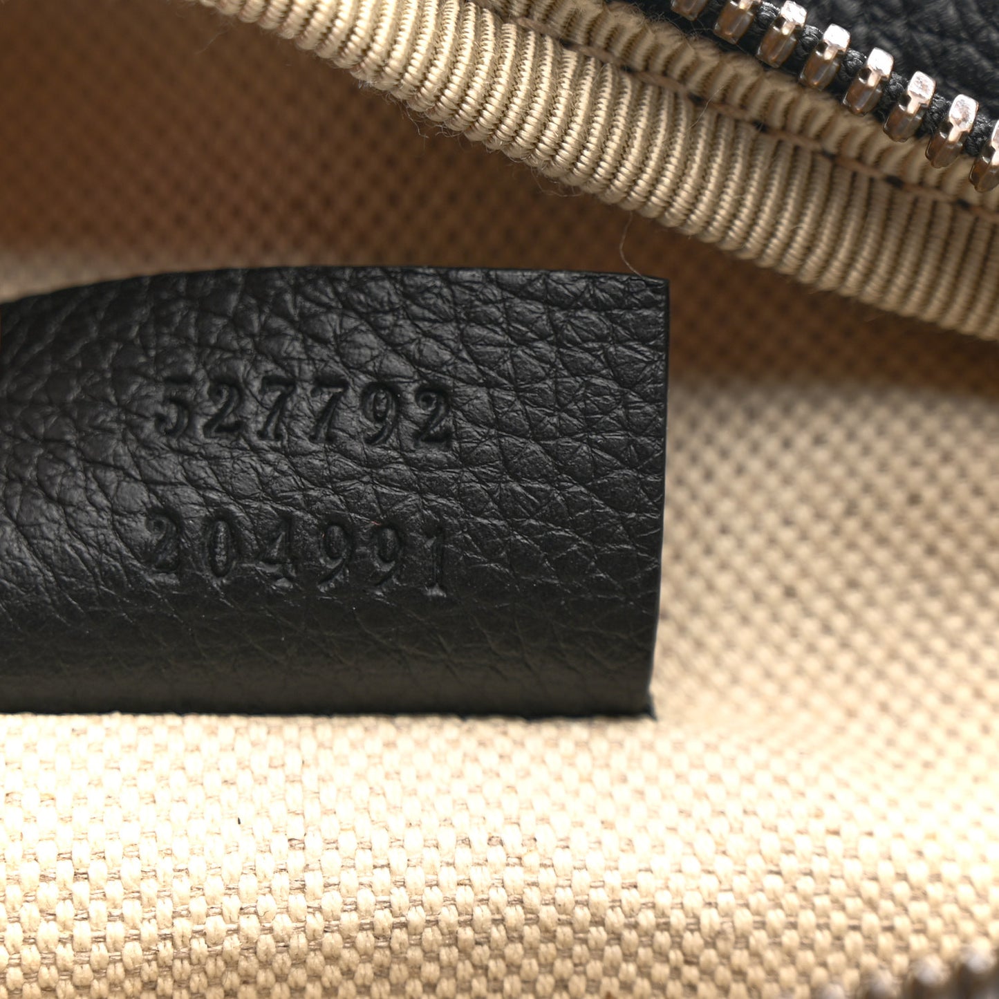 Grained Calfskin Small Logo Belt Bag Black