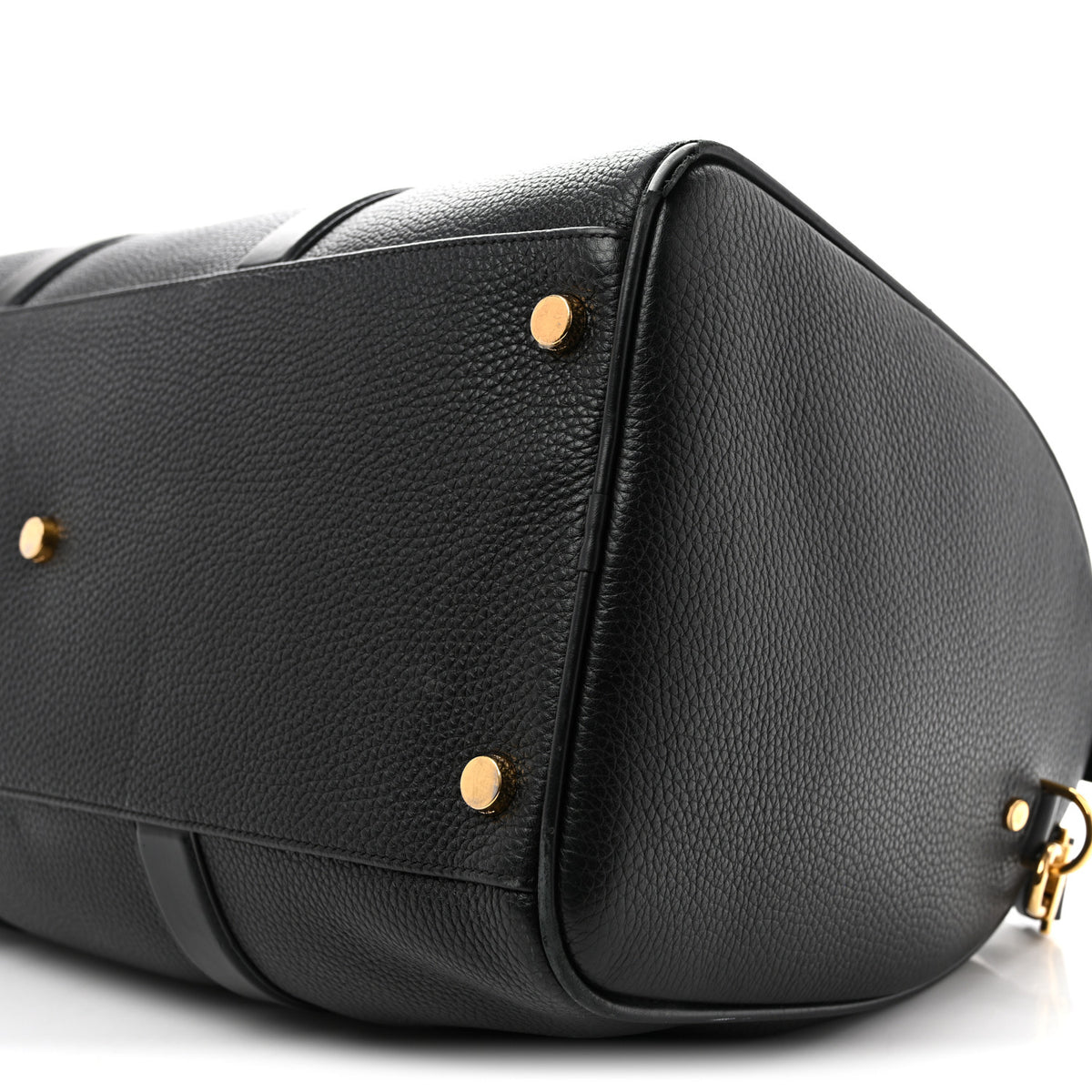 Calfskin Buckley Duffle Bag Black