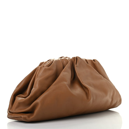 Bottega Veneta Smooth Butter Calf The Pouch Oversized Clutch Cammello 2 of 6