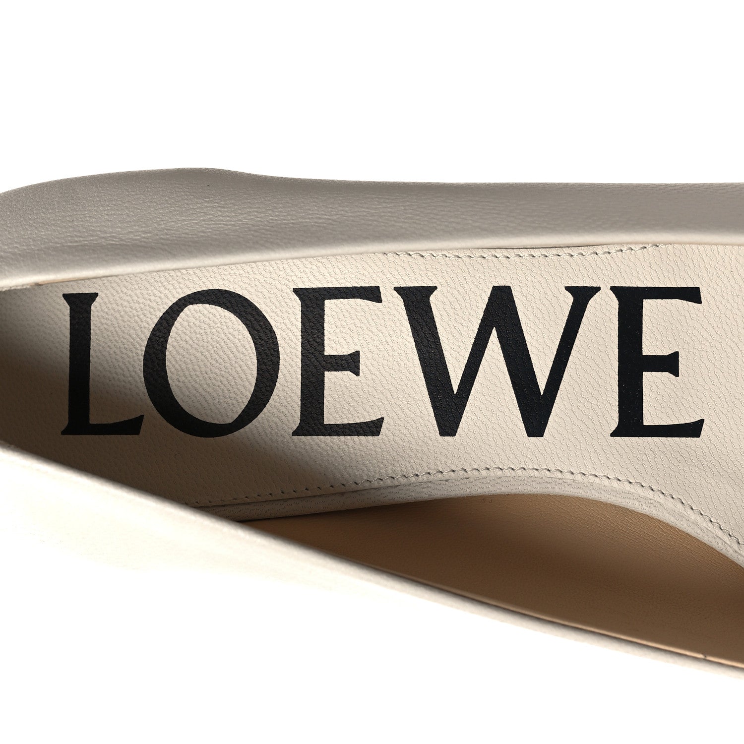 Loewe Goatskin Toy Pumps 38 White 8 of 8