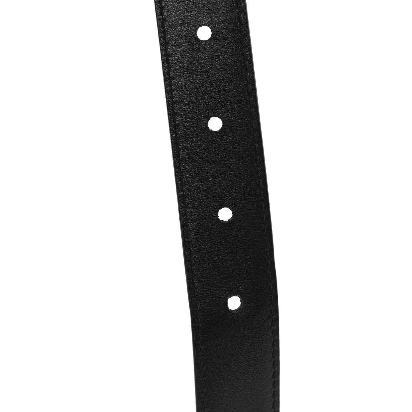Calfskin La Medusa Skinny 90 36 Belt Black