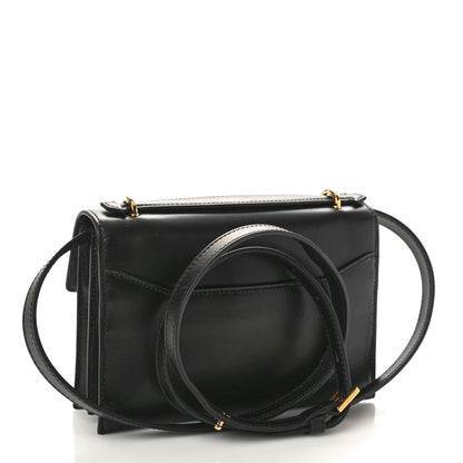 Tom Ford Palmellato Calfskin Hidden TF Top Handle Black 2 of 10