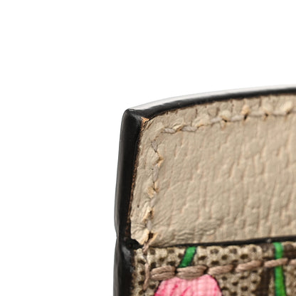 Gucci GG Supreme Monogram Flora Textured Calfskin Small Padlock Tote Beige Ebony Multicolor Mystic White 12 of 14
