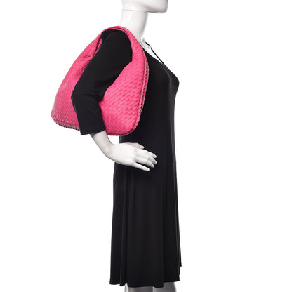 Bottega Veneta Nappa Intrecciato Medium Veneta Hobo Rosa Shock 2 of 15