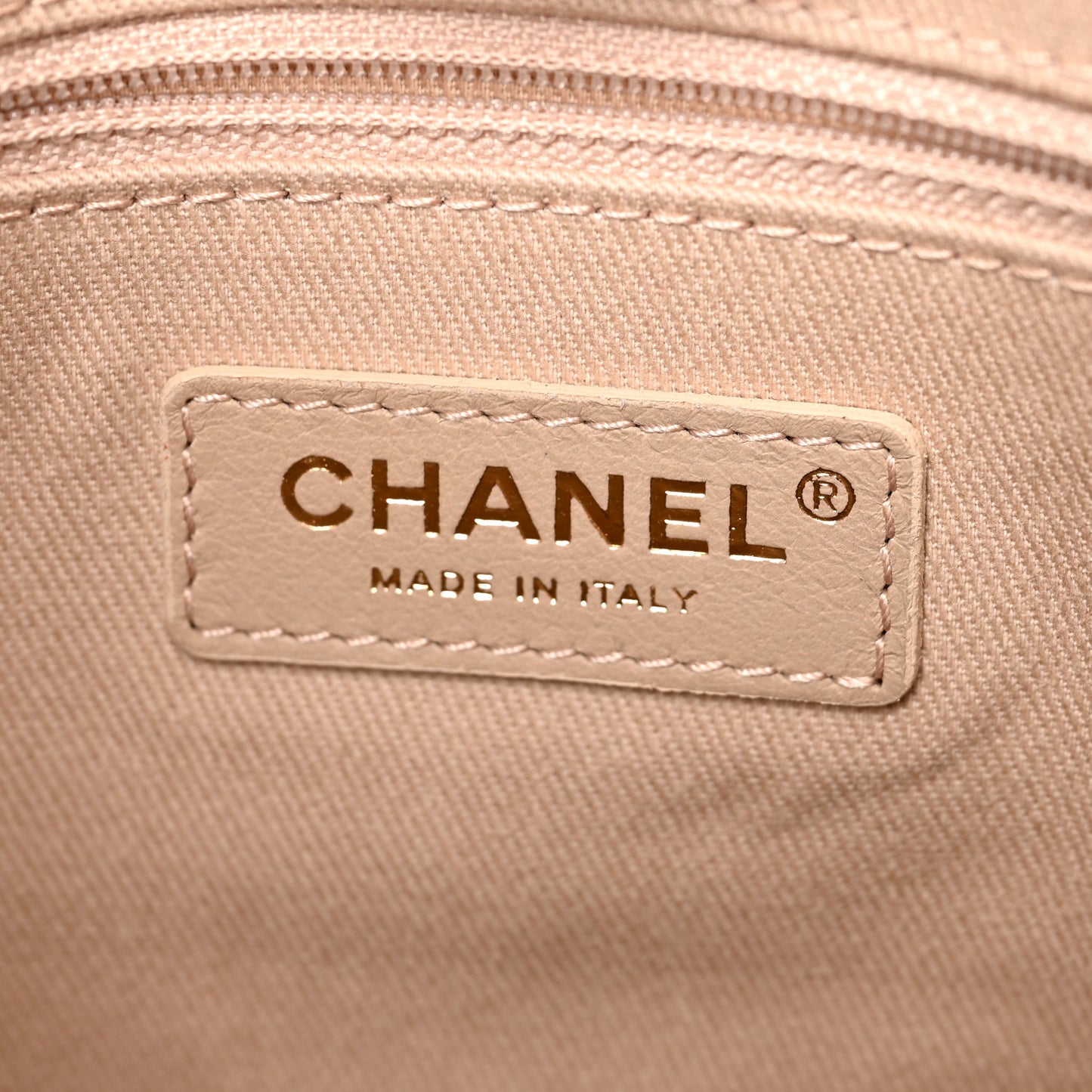 Mixed Fibers Calfskin Mini Deauville Tote Rose Pink