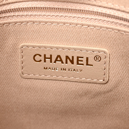 Chanel Mixed Fibers Calfskin Mini Deauville Tote Rose Pink 6 of 10