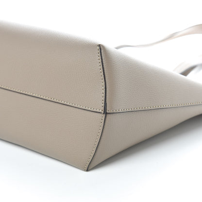 Fendi Vitello Vienna Enamel F is Fendi Shopping Tote Tortora Taupe 7 of 11
