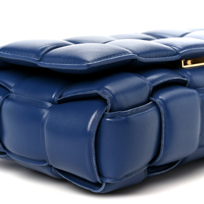 Bottega Veneta Nappa Maxi Intreccio Padded Cassette Crossbody Bag Deep Blue 11 of 12