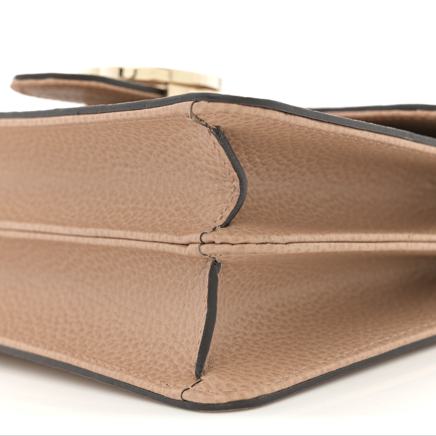 Gucci Dollar Calfskin Small Interlocking G Shoulder Bag Camelia 10 of 10