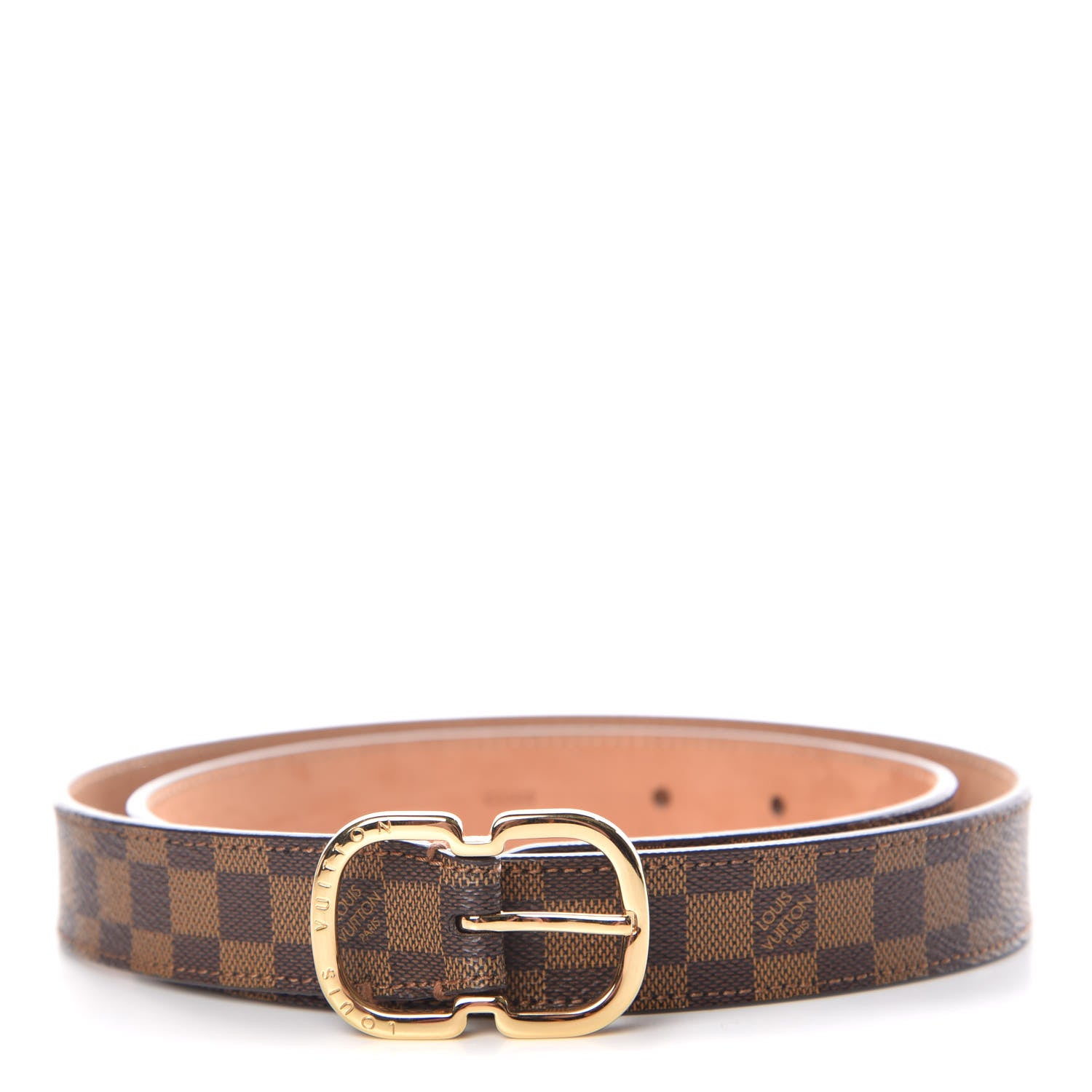 Louis Vuitton Damier Ebene Mini 25mm Belt 80 32 1 of 10