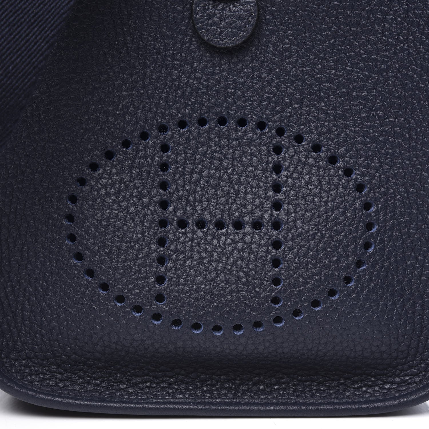 Hermes Taurillon Clemence Amazone Evelyne TPM Bleu Nuit Bleu Indigo 8 of 9