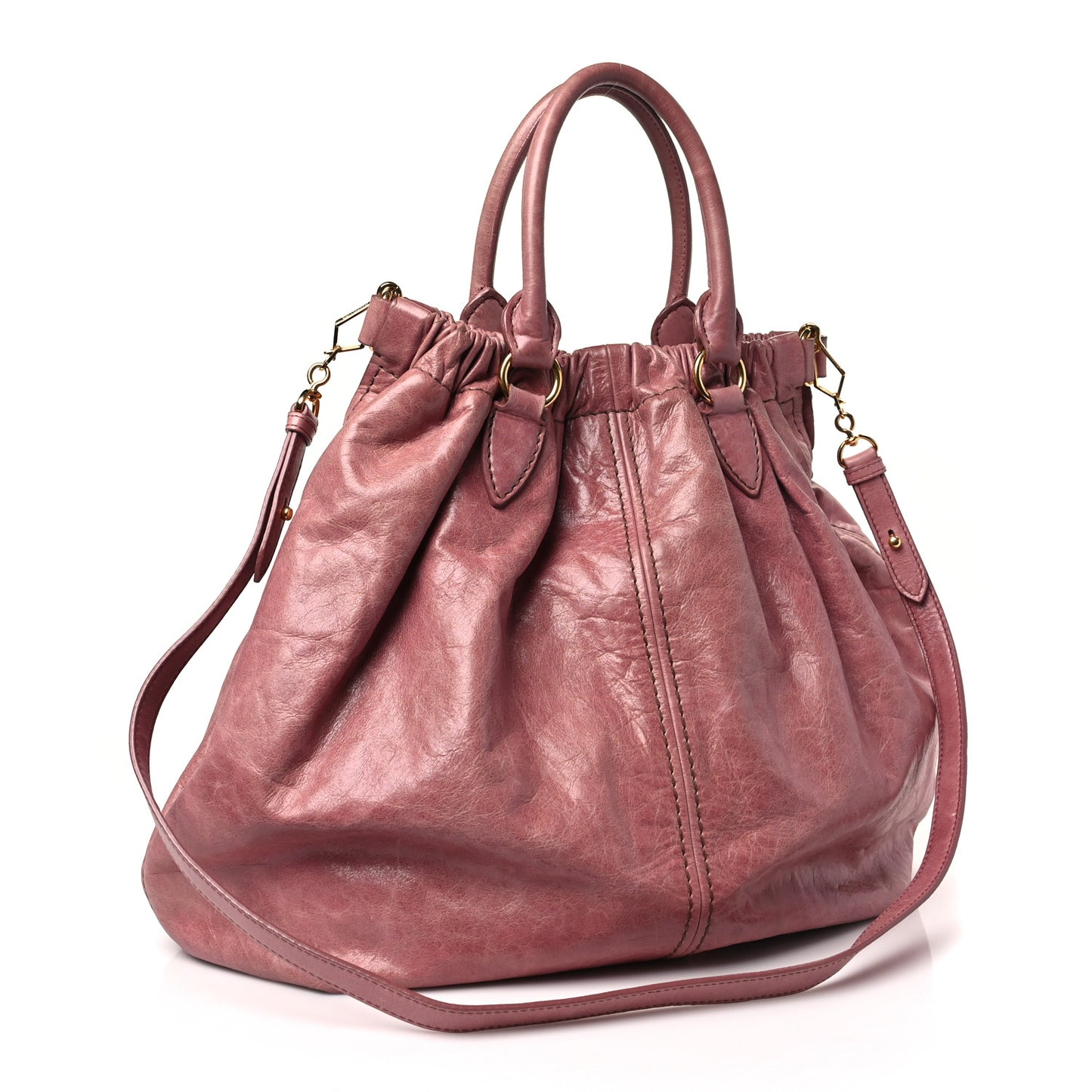 Vitello Shine Shopping Tote Loto