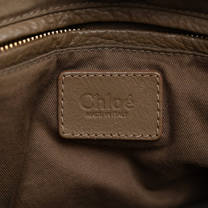 Chloe Calfskin Medium Marcie Satchel Anchor Grey 7 of 11