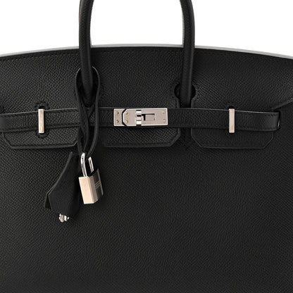 Hermes Epsom Birkin Sellier 25 Black 8 of 11