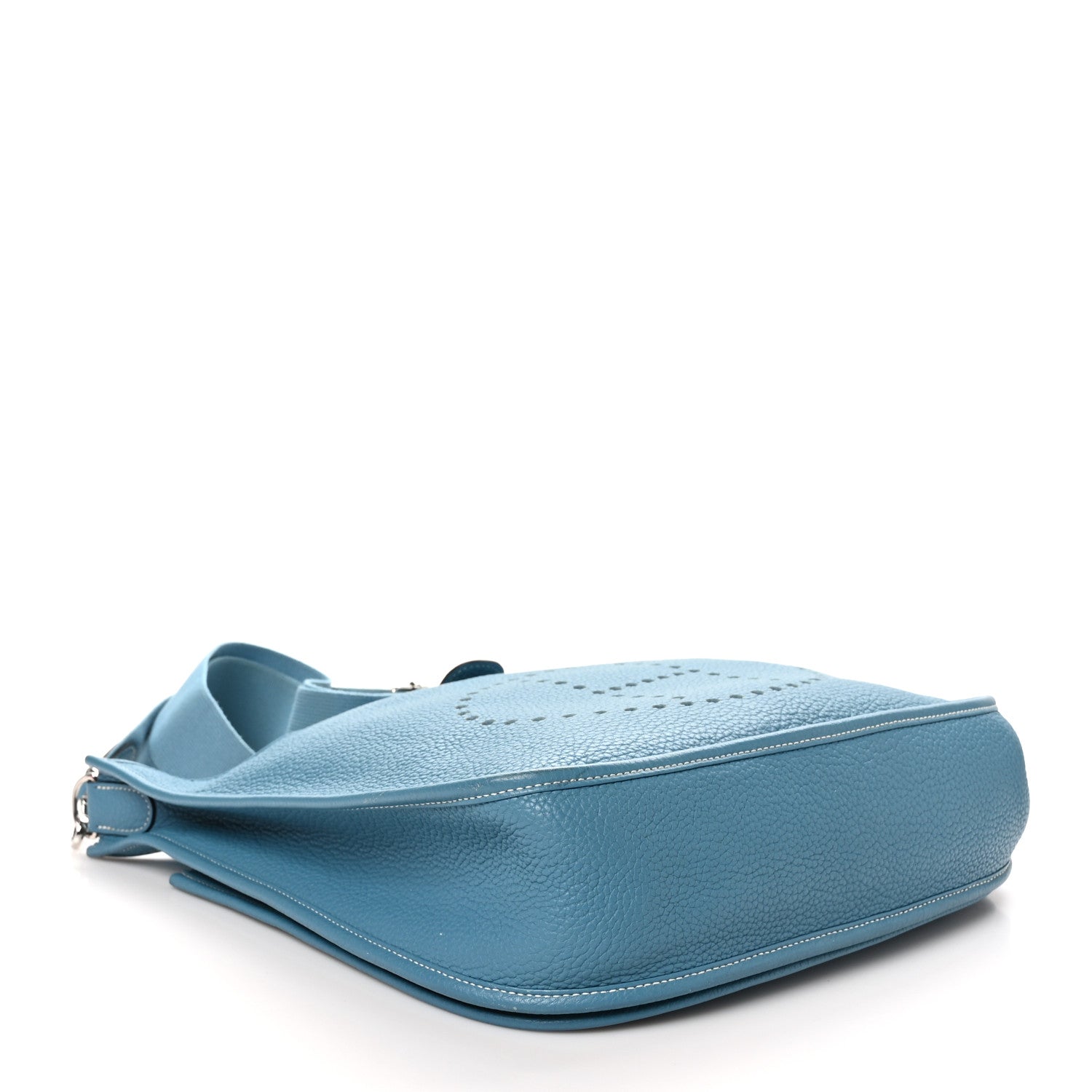 Hermes Taurillon Clemence Evelyne III PM Blue Jean 4 of 12
