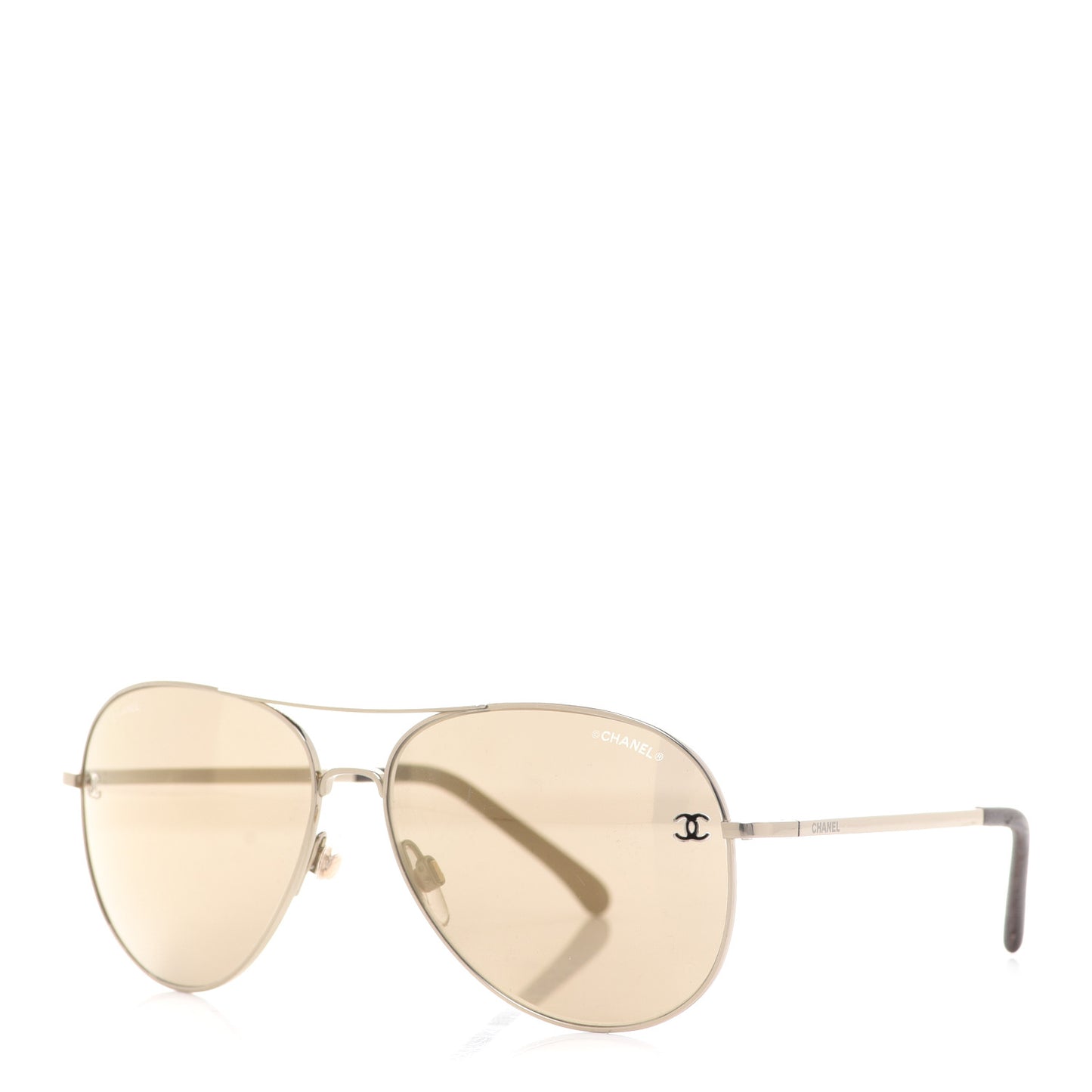 Metal Aviator CC Sunglasses 4189-T-Q Gold