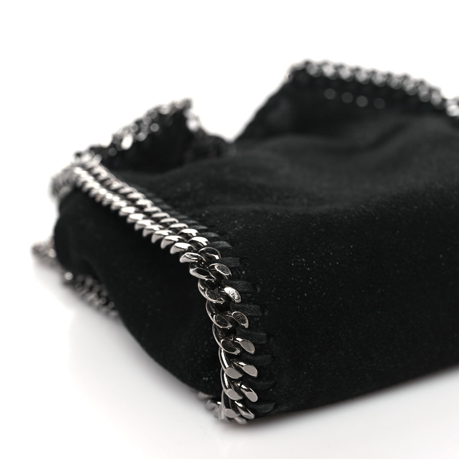 Stella McCartney Shaggy Deer Tiny Falabella Tote Black 9 of 11