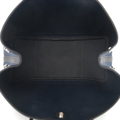 Hermes Toile Negonda Garden Party 30 TPM Bleu Marine Black 5 of 12