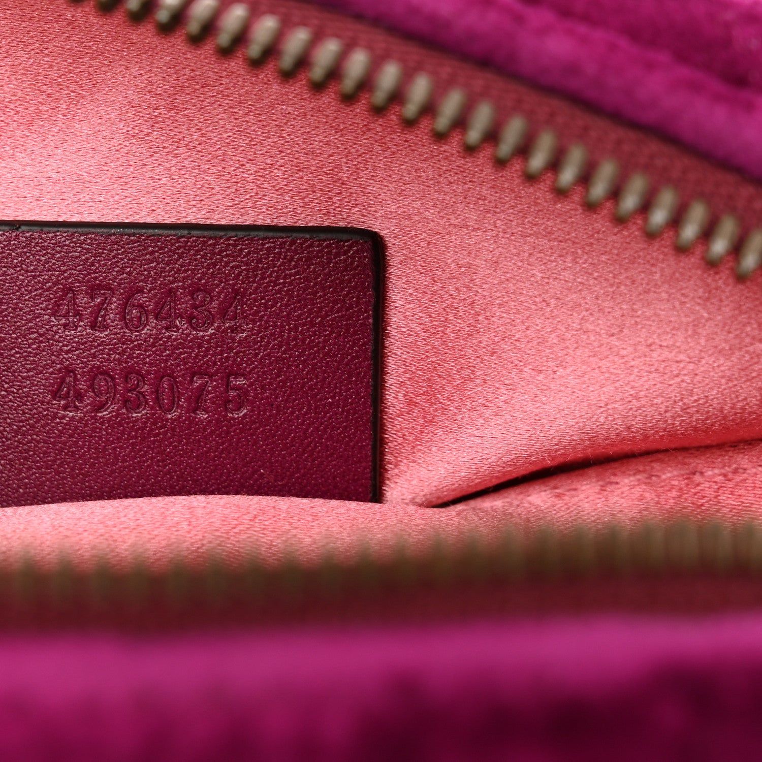 Gucci Velvet Matelasse GG Marmont Belt Bag 85 34 Fuchsia Violet Cyclamen 7 of 13