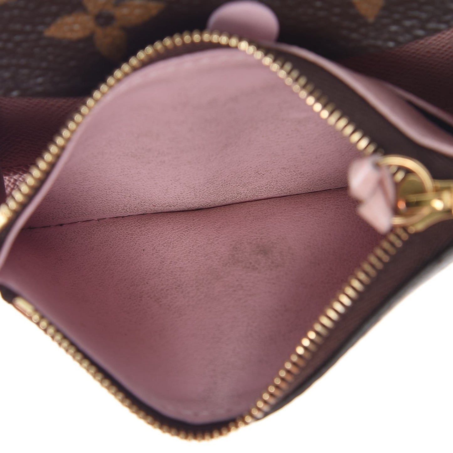 Monogram Rosalie Coin Purse Rose Ballerine