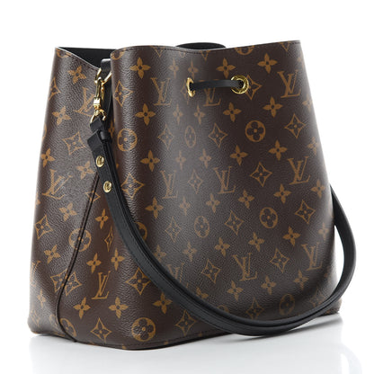 Louis Vuitton Monogram Neonoe MM Black 3 of 10
