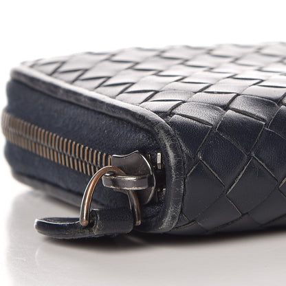 Bottega Veneta Nappa Intrecciato Zip Around Wallet Denim 7 of 11