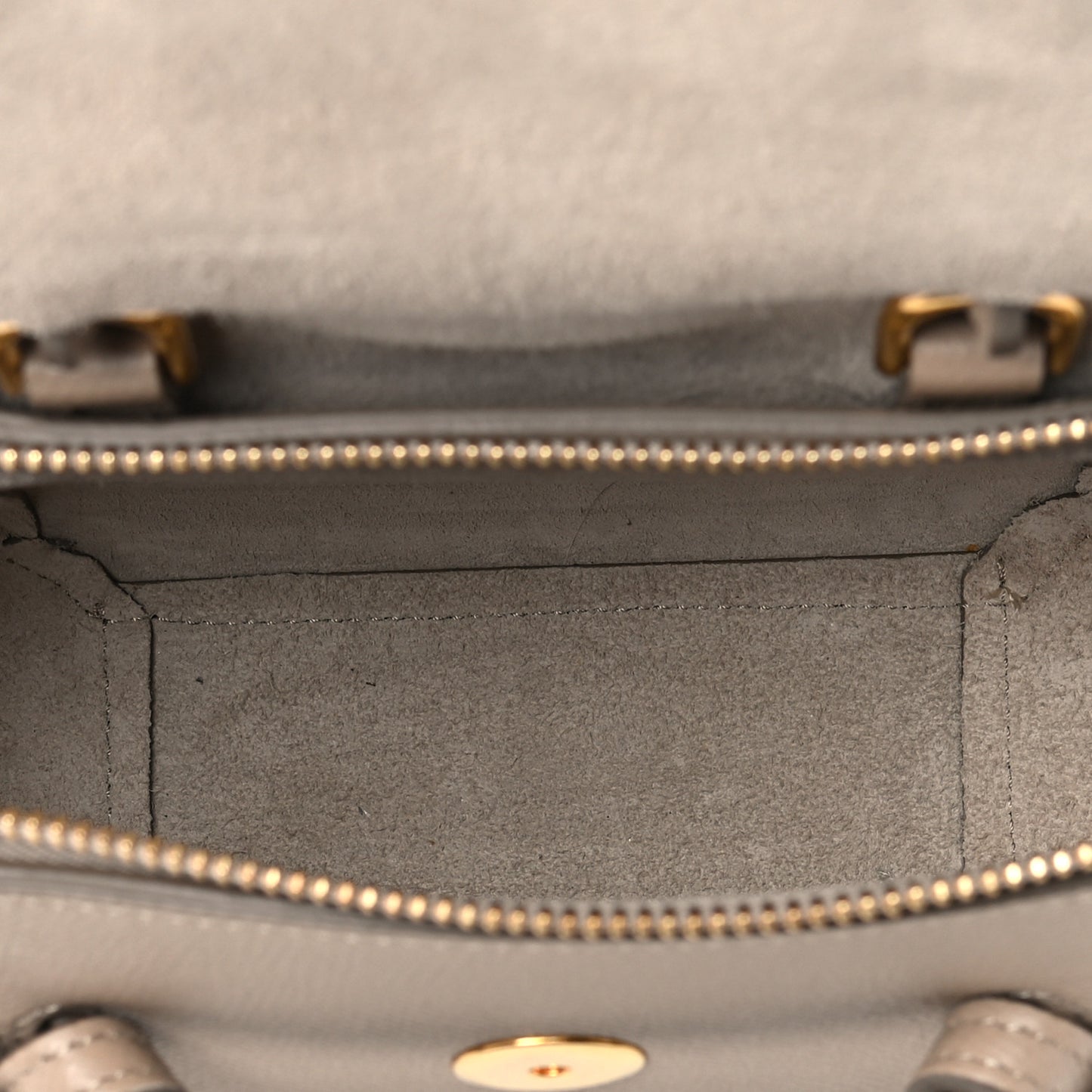 Grained Calfskin Pico Belt Bag Light Taupe