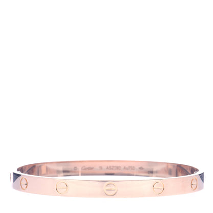 Cartier 18K Pink Gold LOVE Bracelet 19 1 of 5